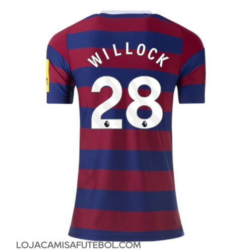 Camisa de Futebol Newcastle United Joe Willock #28 Equipamento Alternativo Mulheres 2024-25 Manga Curta